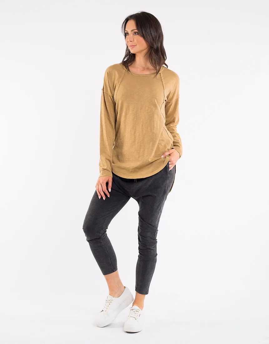 Mackenzie Long Sleeve Tee - Mustard