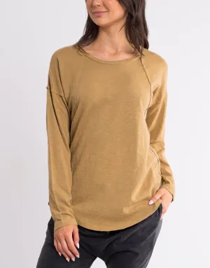 Mackenzie Long Sleeve Tee - Mustard