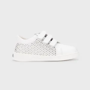 Mayoral Girl's White Detailed Trainers