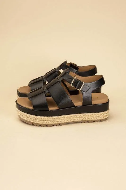 MCLEAN-S Espadrille Gladiator Summer Sandals