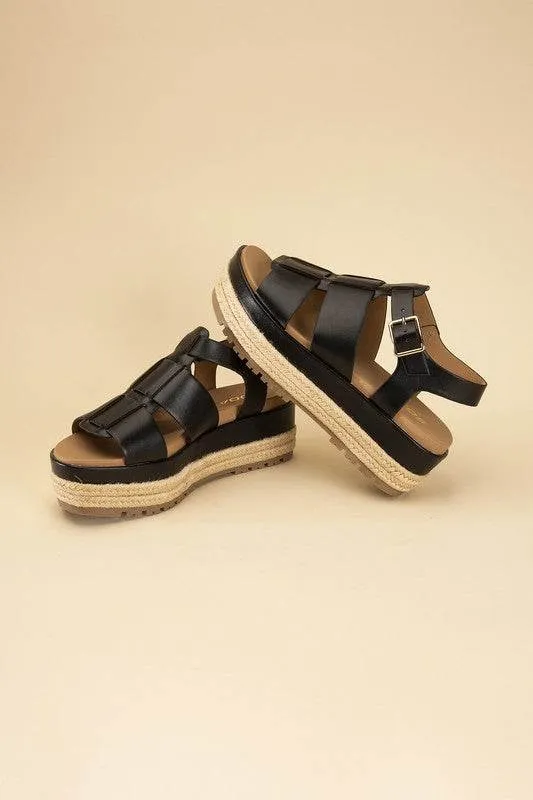 MCLEAN-S Espadrille Gladiator Summer Sandals