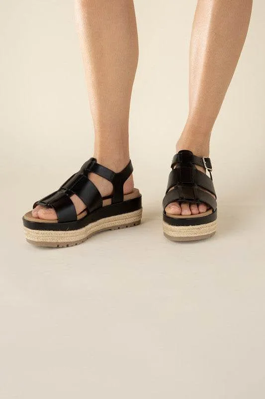 MCLEAN-S Espadrille Gladiator Summer Sandals