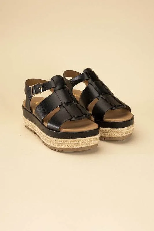 MCLEAN-S Espadrille Gladiator Summer Sandals