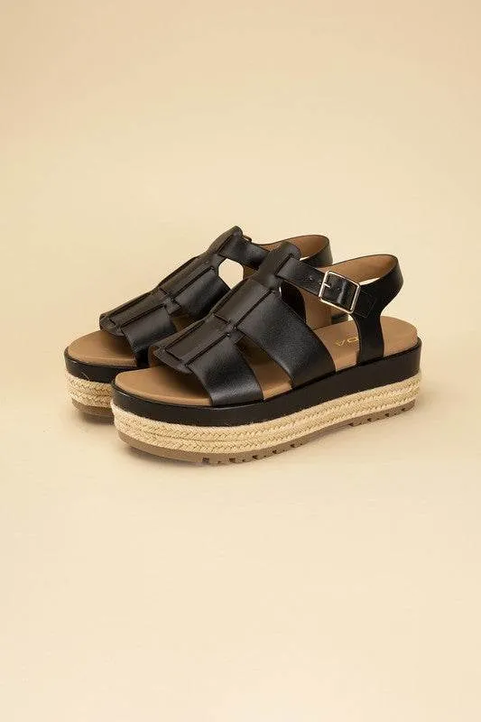 MCLEAN-S Espadrille Gladiator Summer Sandals