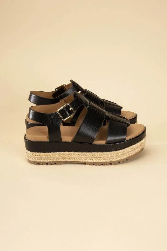MCLEAN-S Espadrille Gladiator Summer Sandals