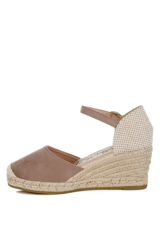 Microfiber Espadrilles Sandals