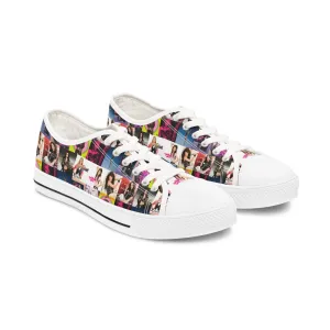 Miley Cyrus Album Cover Collage Women's Low Top Sneakers