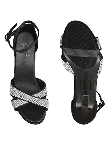 Naturalizer Womens LIZBETH2 BLACK Sandal - 8 UK