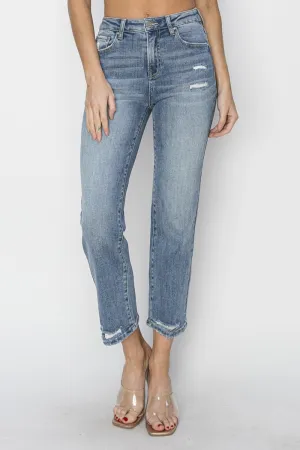 Neveah - Risen Distressed Cropped Jeans - Exclusively Online