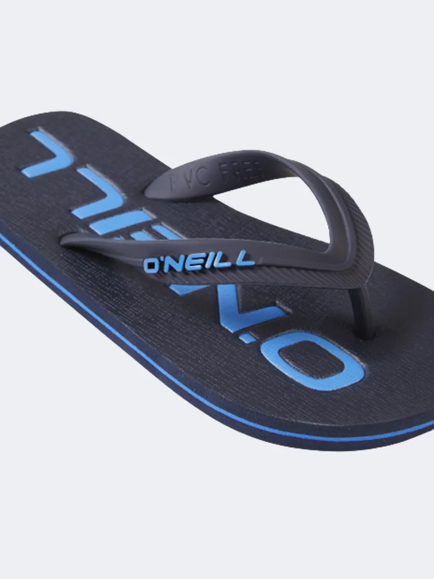 O&#39;Neill Profile Logo Boys Beach Slippers Navy/Blue