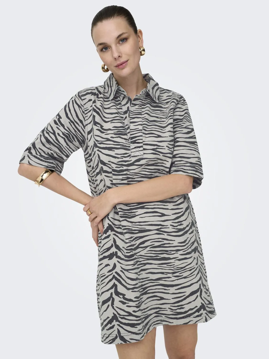 Onlgry Ss Zebra Dress