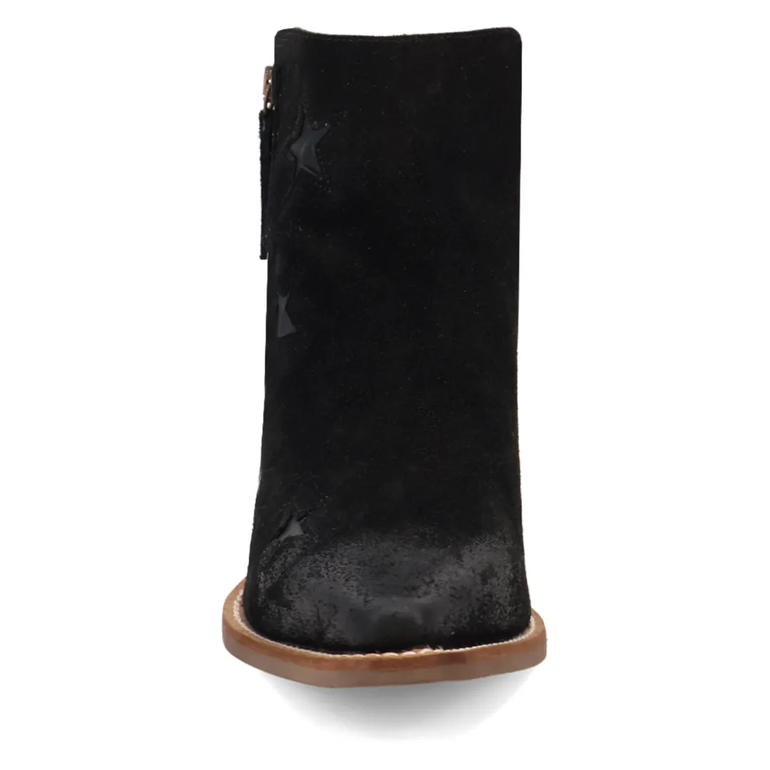 Online Exclusive | Dingo | Little Star Leather Bootie in Black **PREORDER