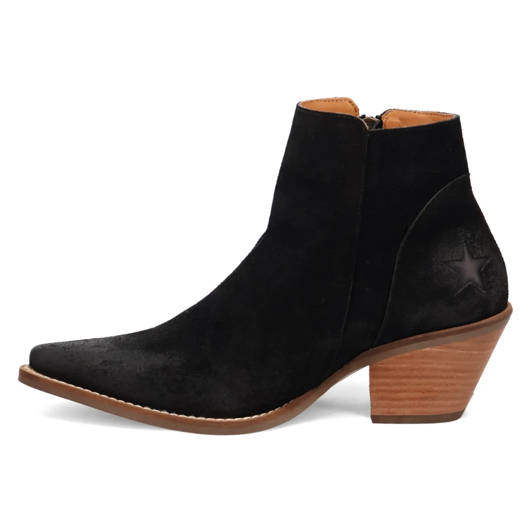 Online Exclusive | Dingo | Little Star Leather Bootie in Black **PREORDER