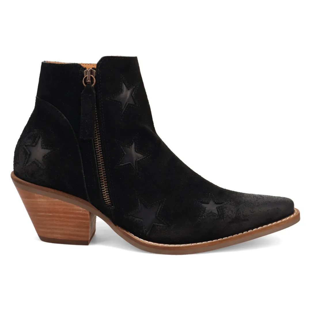 Online Exclusive | Dingo | Little Star Leather Bootie in Black **PREORDER
