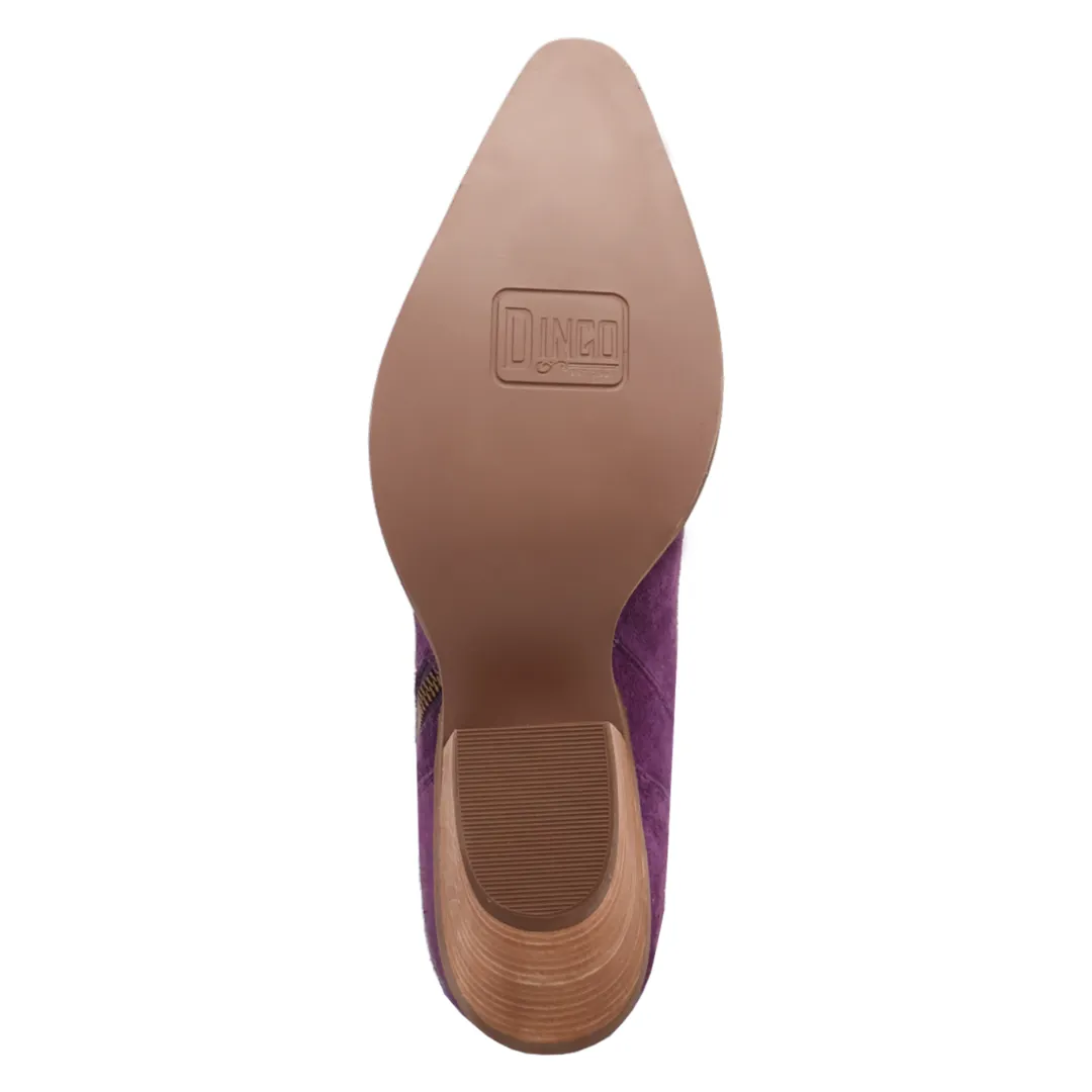 Online Exclusive | Dingo | Little Star Leather Bootie in Purple **PREORDER