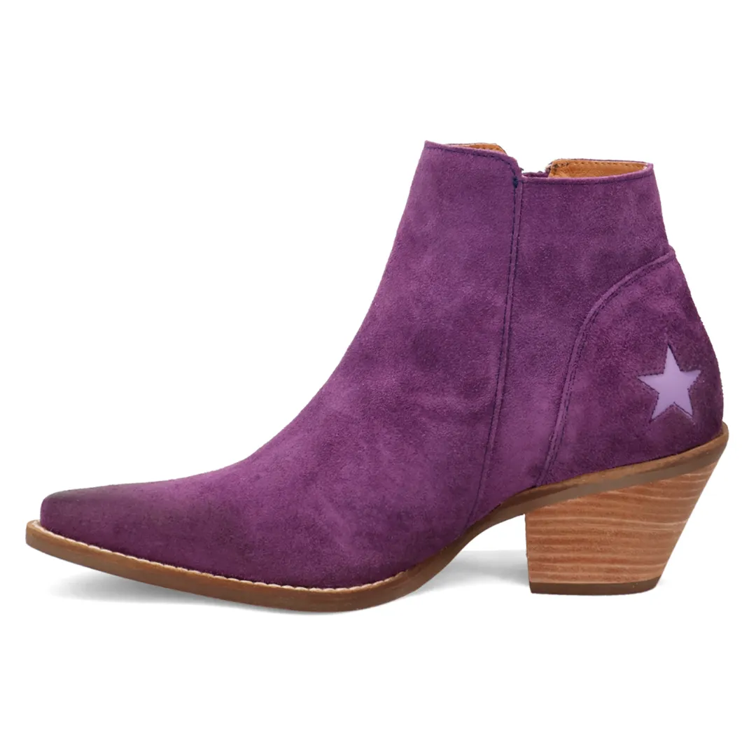 Online Exclusive | Dingo | Little Star Leather Bootie in Purple **PREORDER