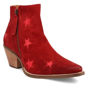 Online Exclusive | Dingo | Little Star Leather Bootie in Red **PREORDER