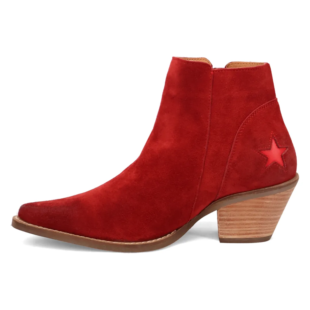 Online Exclusive | Dingo | Little Star Leather Bootie in Red **PREORDER