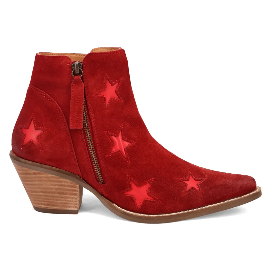 Online Exclusive | Dingo | Little Star Leather Bootie in Red **PREORDER