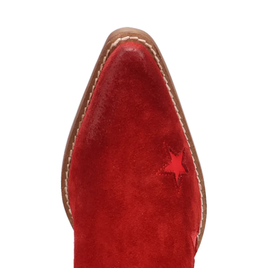 Online Exclusive | Dingo | Little Star Leather Bootie in Red **PREORDER