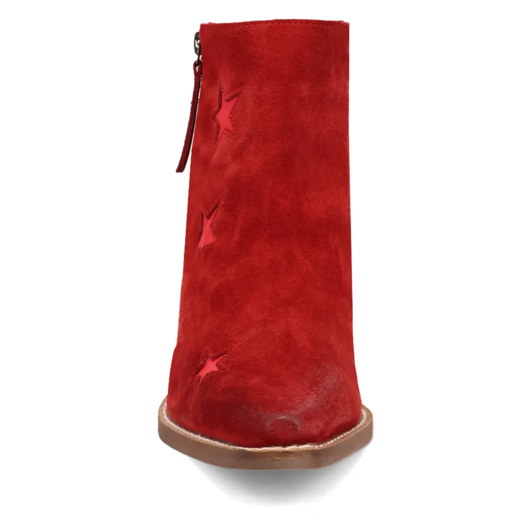 Online Exclusive | Dingo | Little Star Leather Bootie in Red **PREORDER