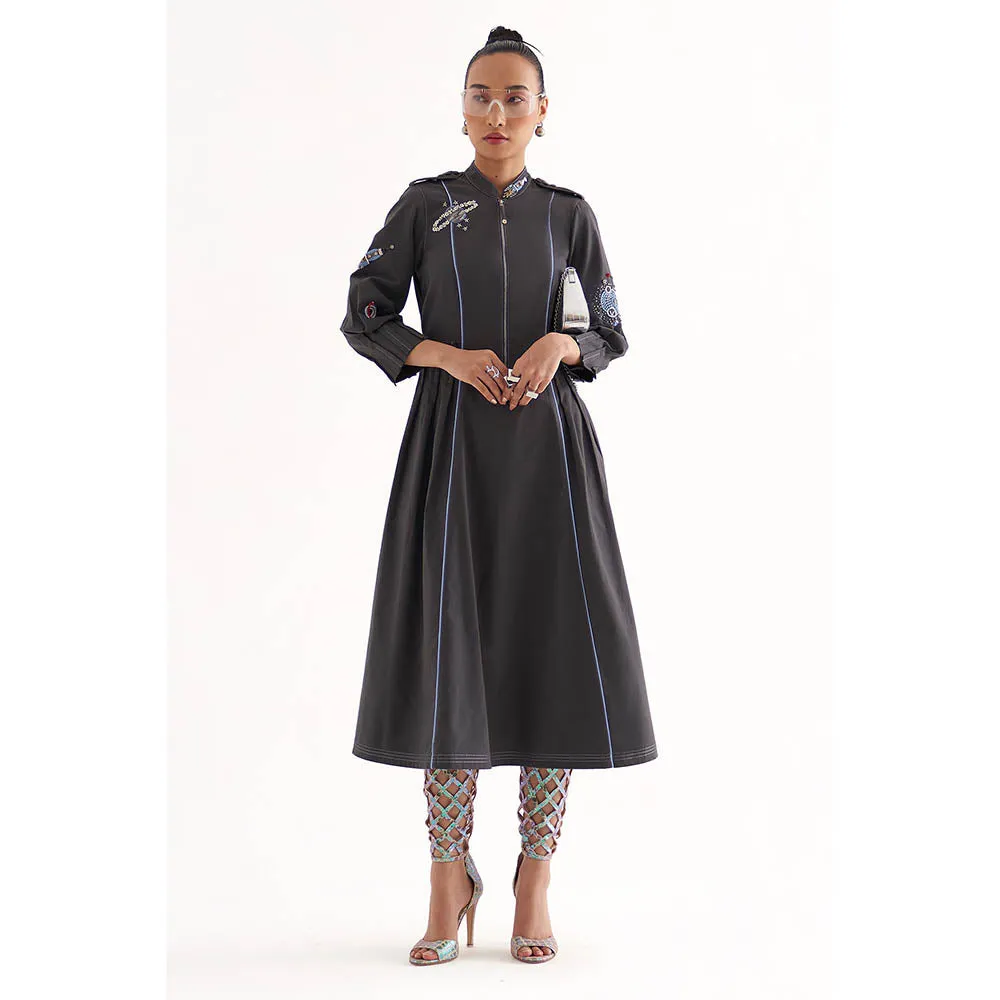 Our Love Grey Astro Dress