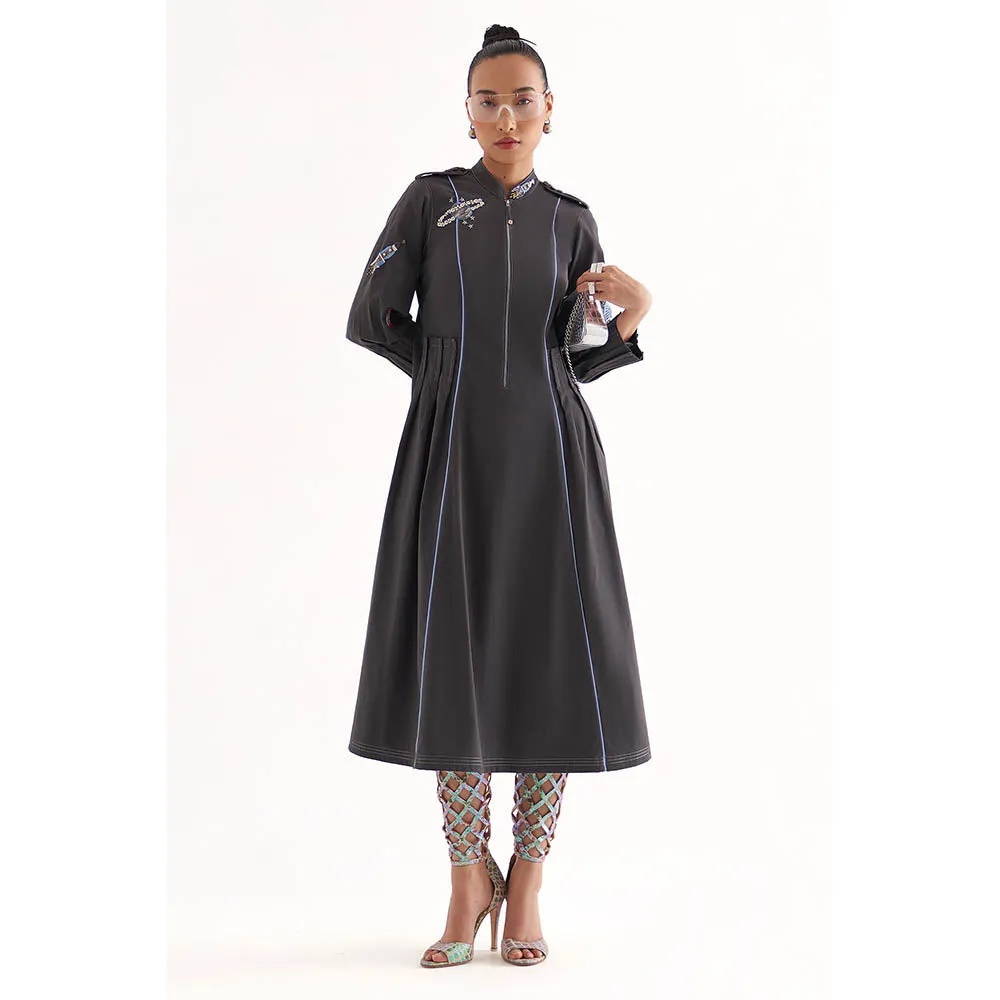 Our Love Grey Astro Dress