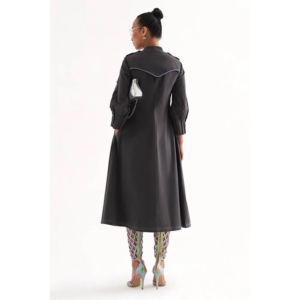 Our Love Grey Astro Dress