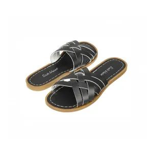 Outlet - Salt-Water Women's Sandals - Retro Slide - Black