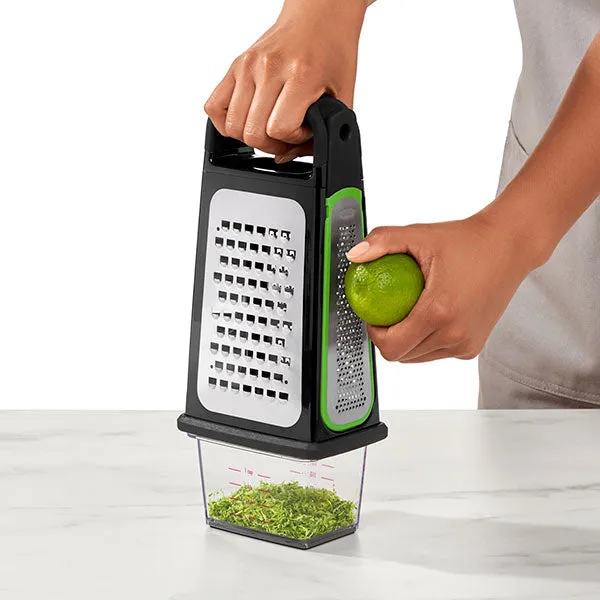OXO Good Grips Etched Box Grater With Removable Zester