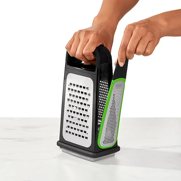 OXO Good Grips Etched Box Grater With Removable Zester