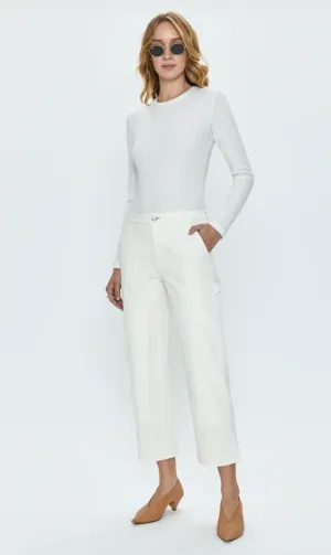 Pistola Ashton Straight Leg Utility Pant in Vanilla - FINAL SALE