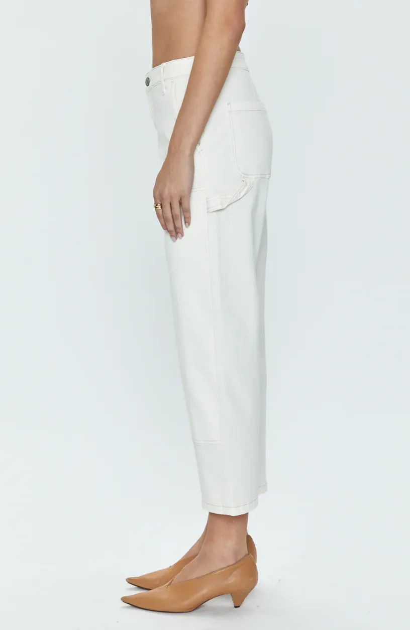 Pistola Ashton Straight Leg Utility Pant in Vanilla - FINAL SALE