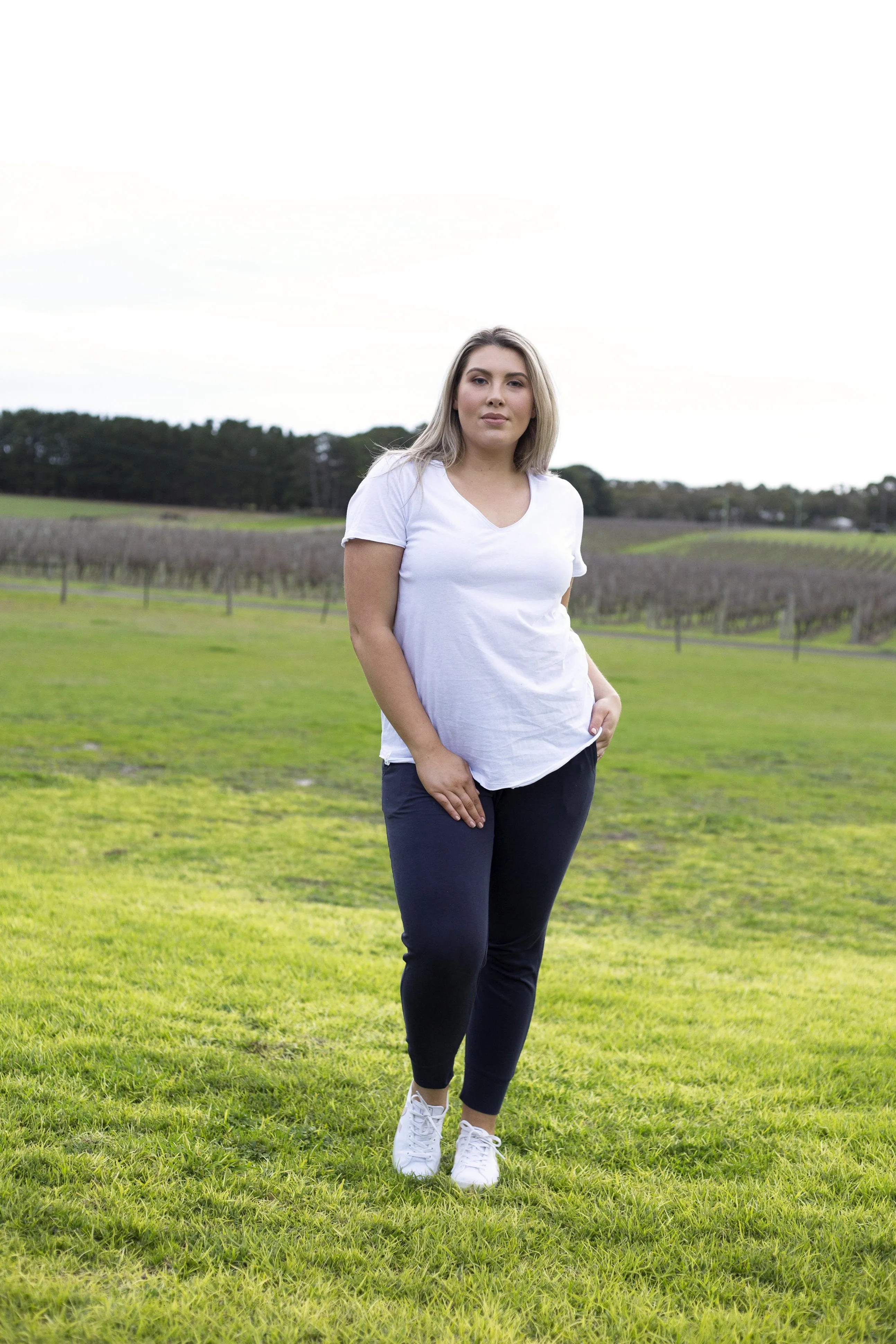 Plus Size Wash Out Lounge Pant - Navy