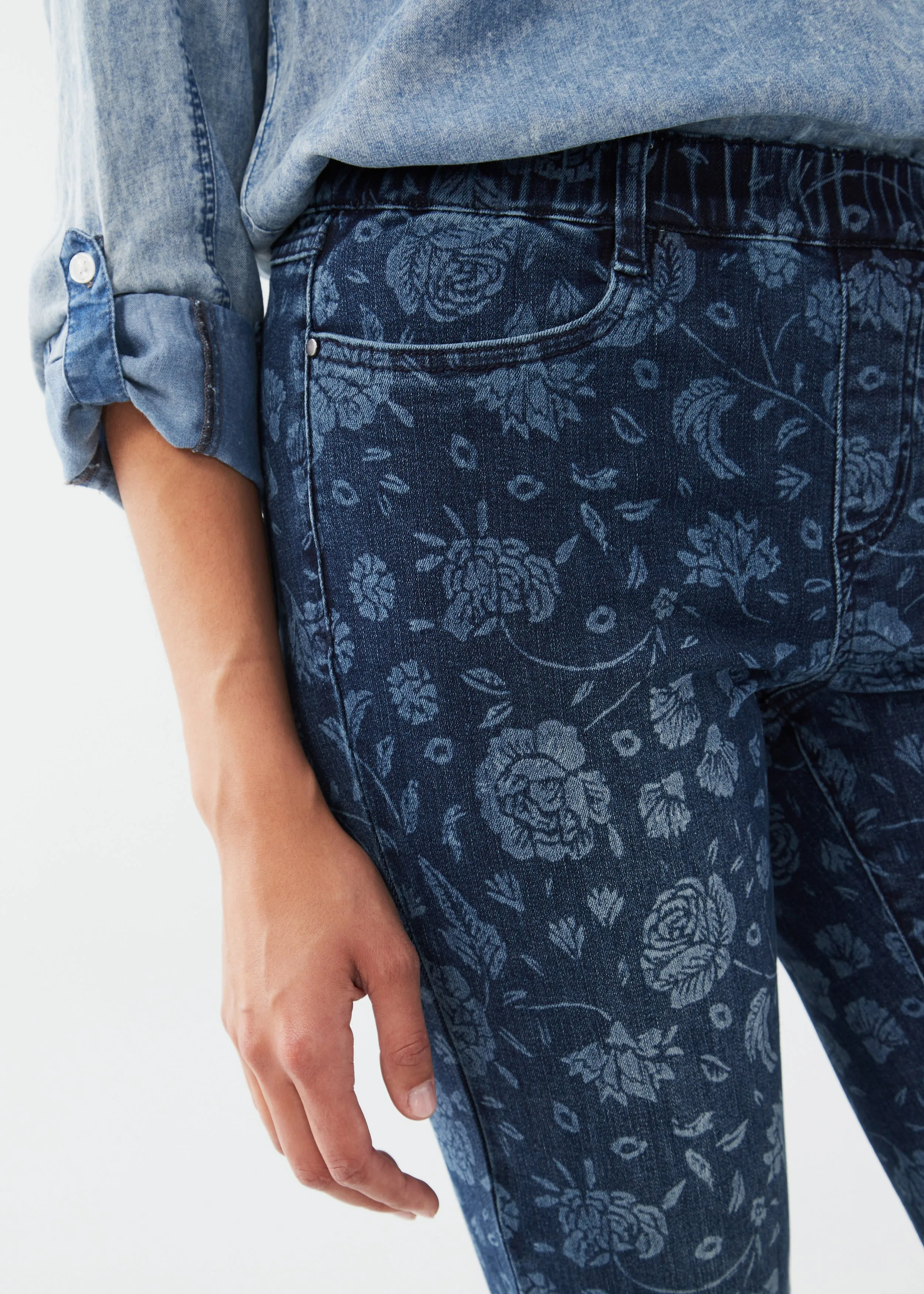 Printed Pull-On Bootleg
