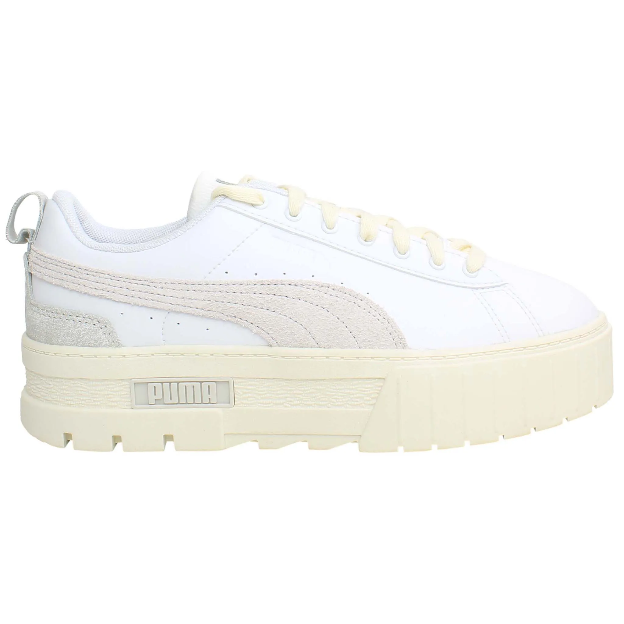 Puma Mayze Thrifted Womens White Trainers