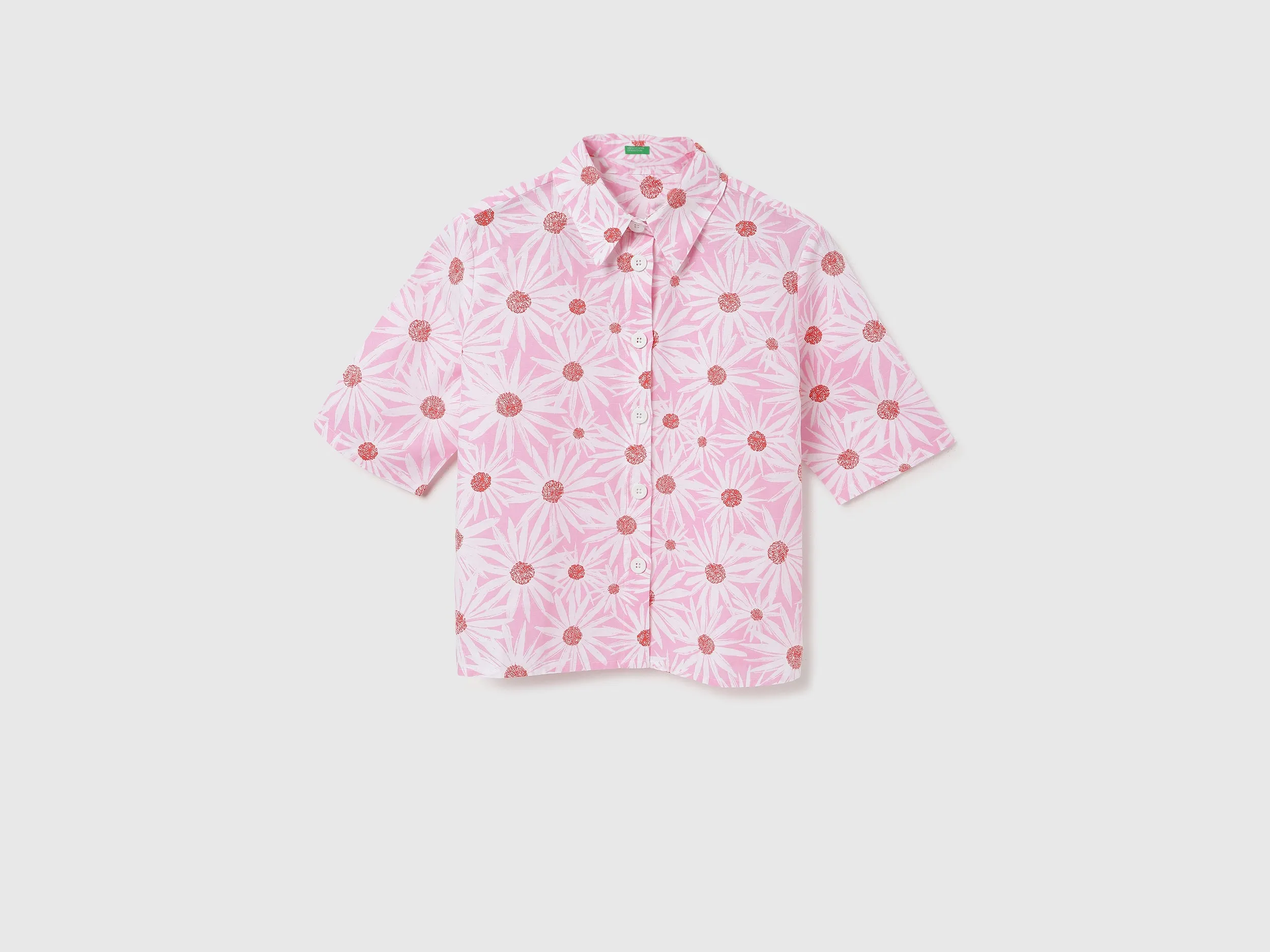 Regular Fit Mandarin Collar Printed Dress