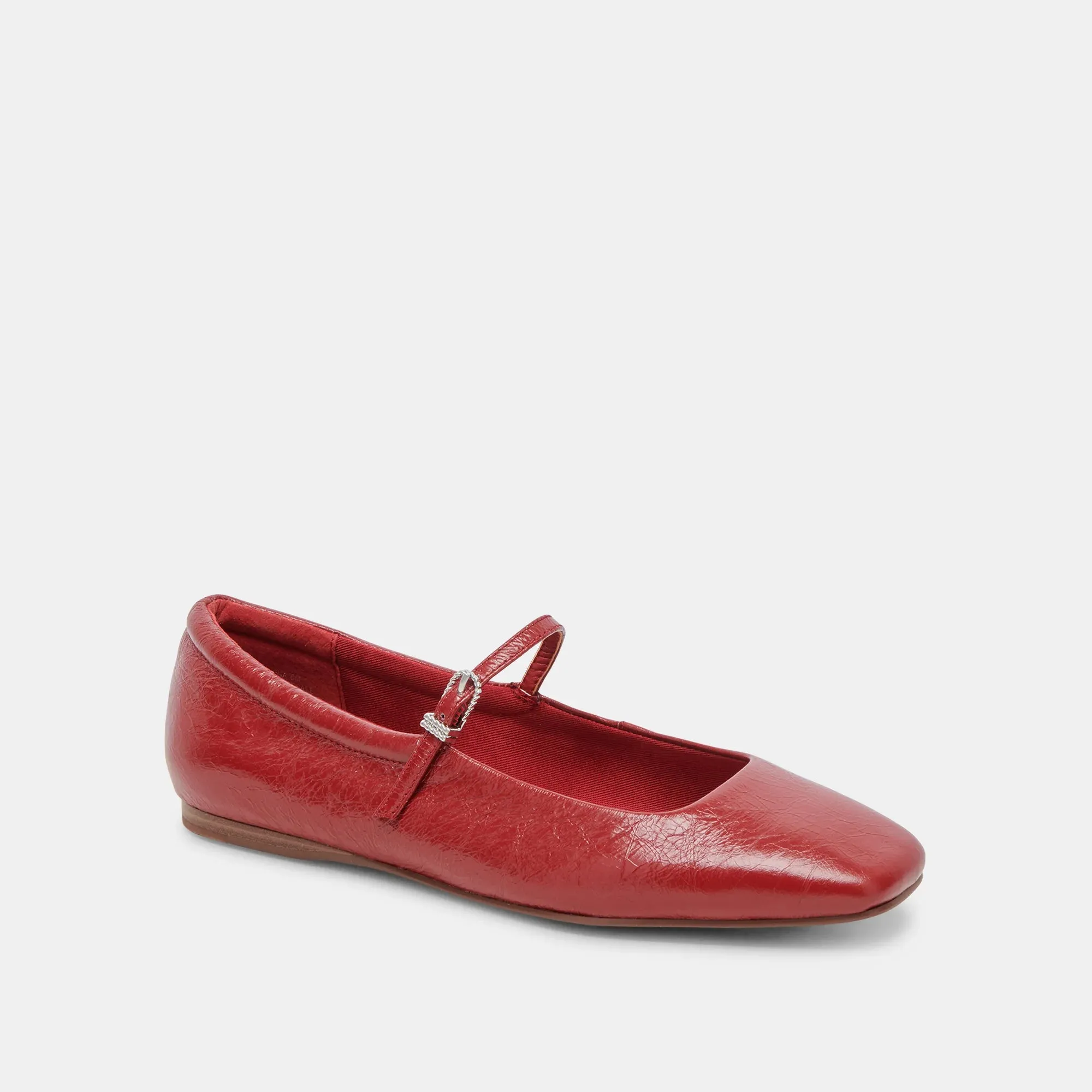 Reyes in Red Crinkle Patent