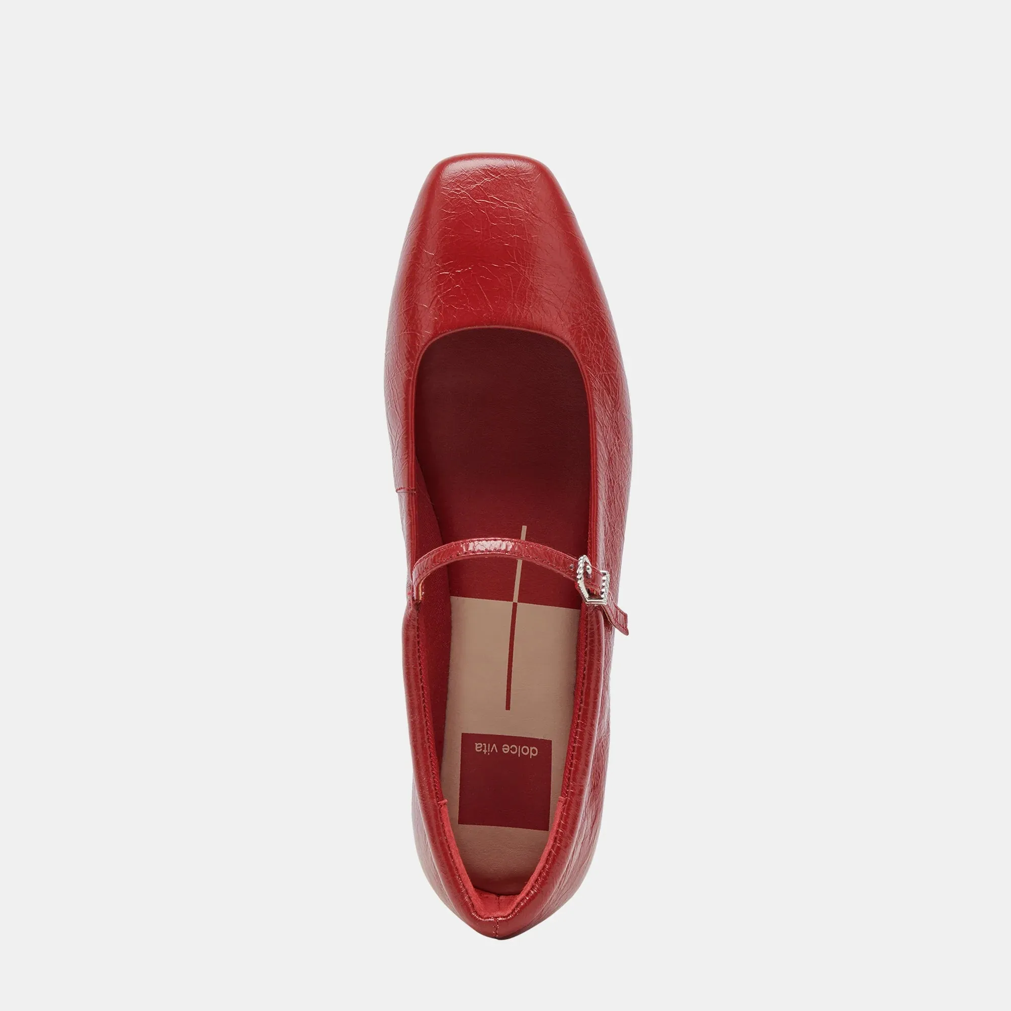 Reyes in Red Crinkle Patent