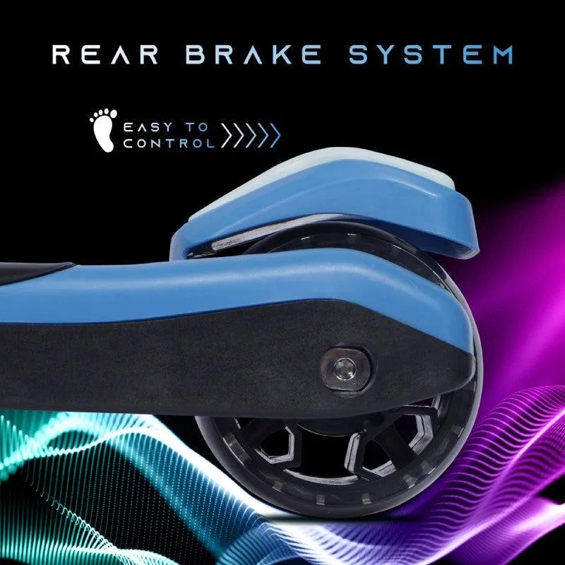 Road Runner Racer Scooter - PU LED Wheels, 4 Level Height Adjustment, Anti Slip Deck