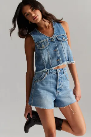 Rolla's ACDC Mirage Stud Shorts Vintage Blue