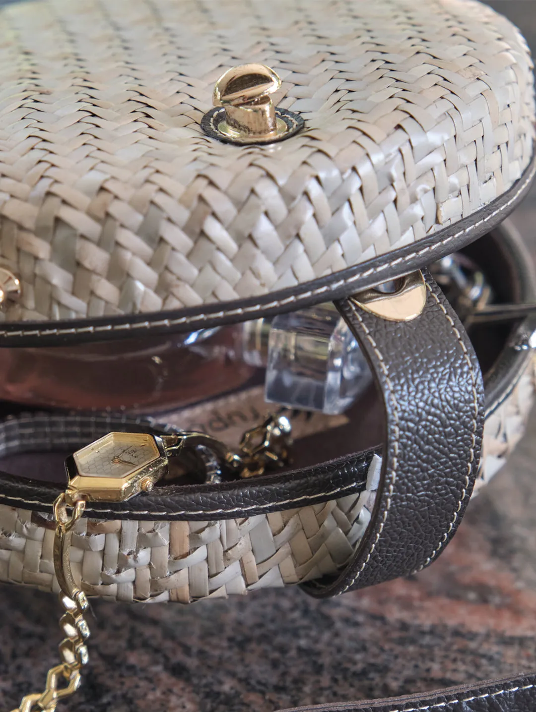 Rupohe June Round Crossbody Sling Bag