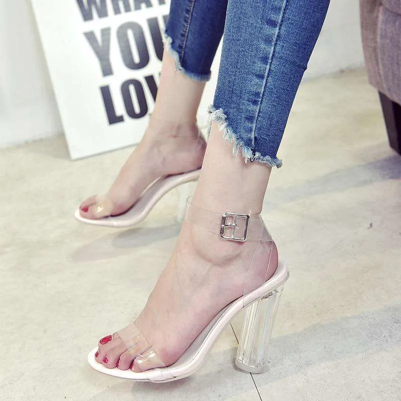 Sexy Transparent Heels