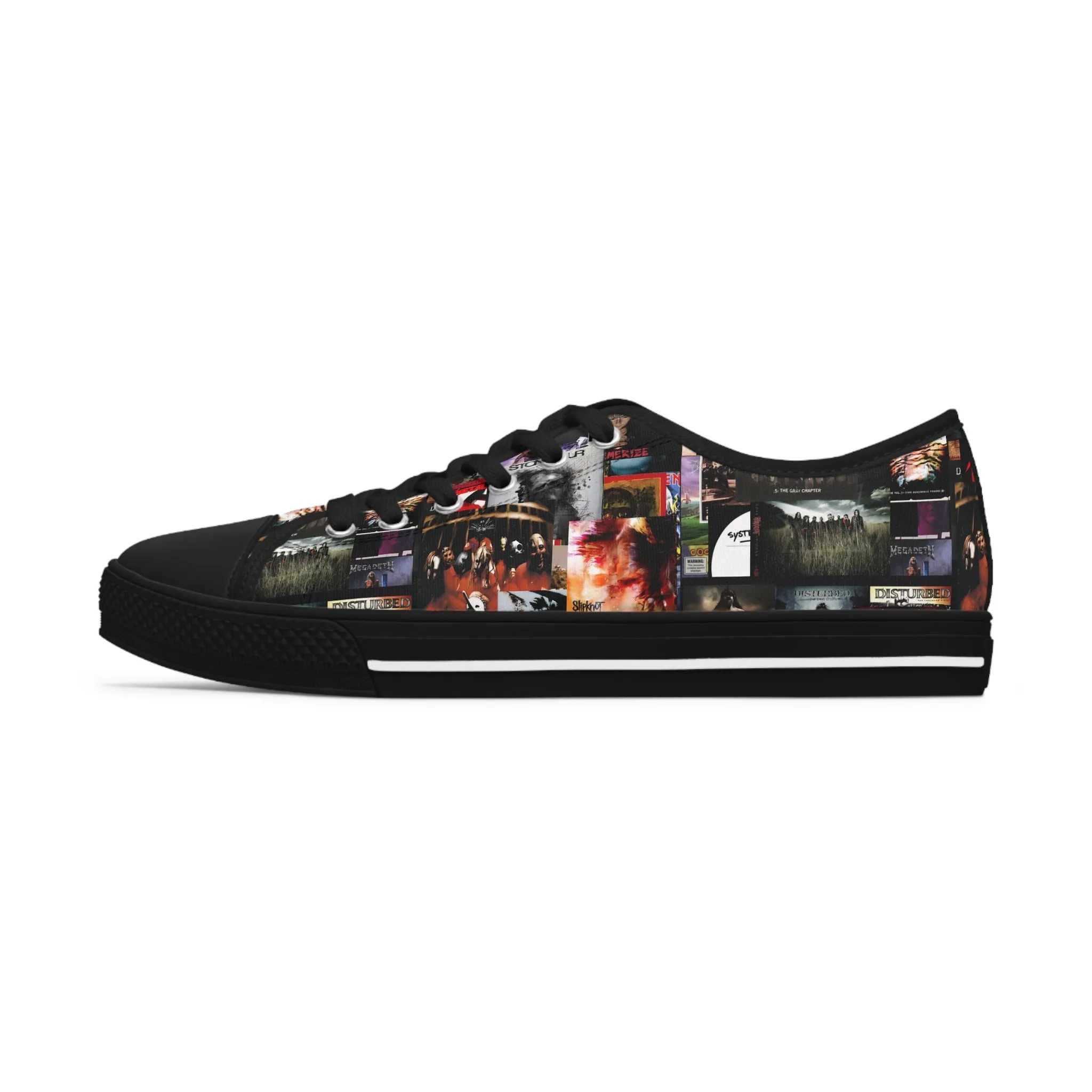 Slipknot Chaotic Album Art Collage Women's Low Top Sneakers