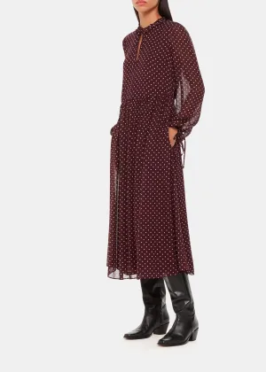 Spot Trapeze Dress