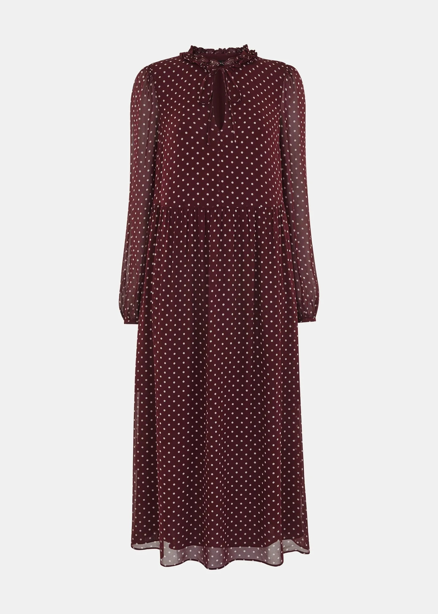 Spot Trapeze Dress