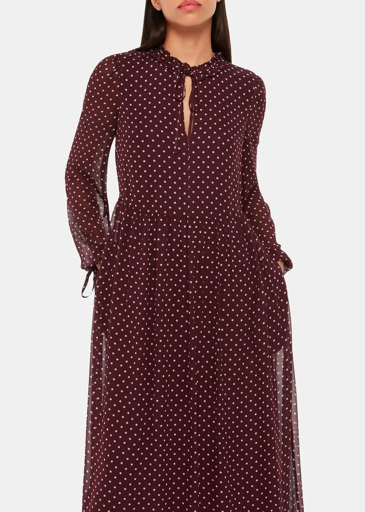Spot Trapeze Dress
