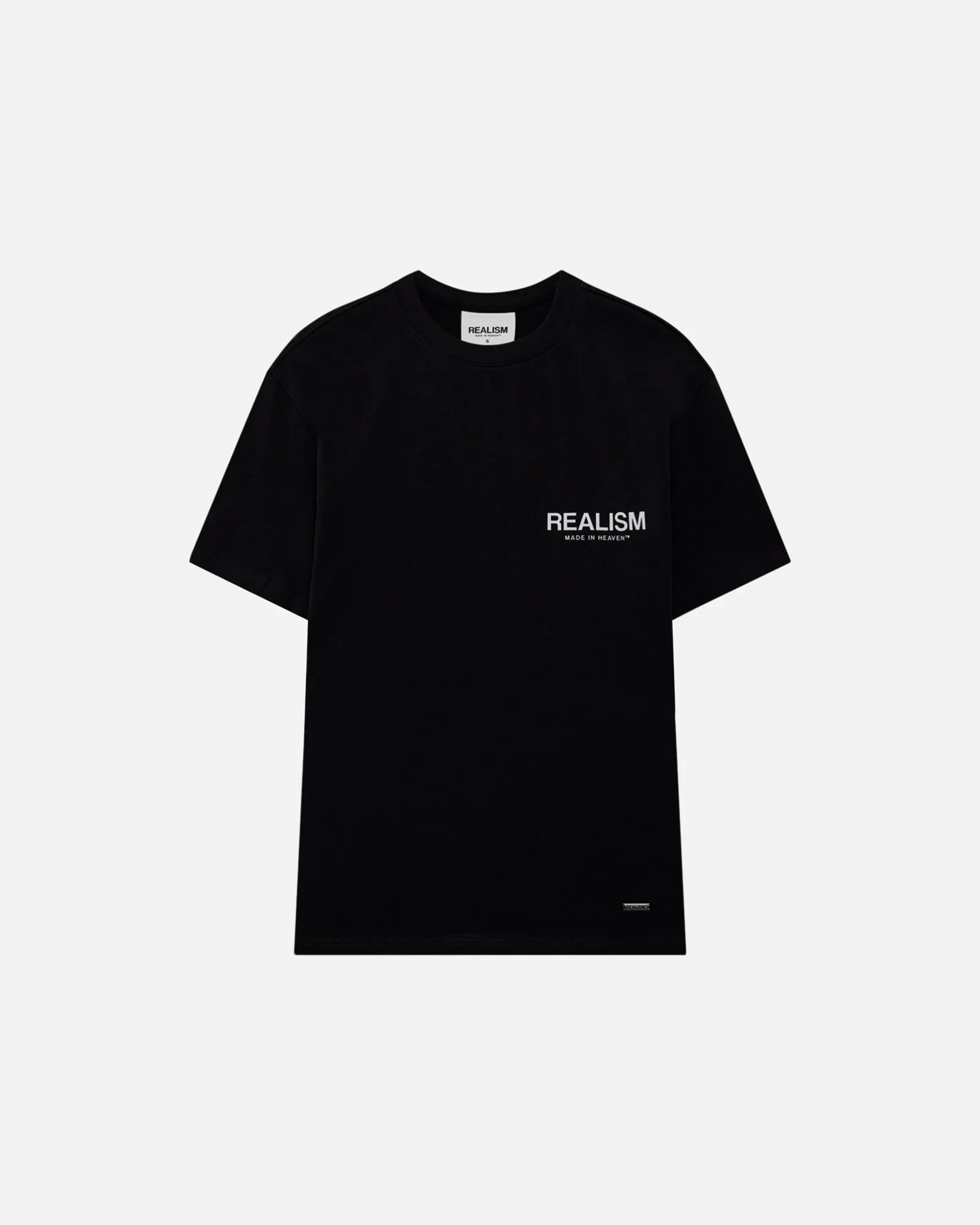 SSS REALISM HEAVEN LOGO TEE REFLECTIVE BLACK