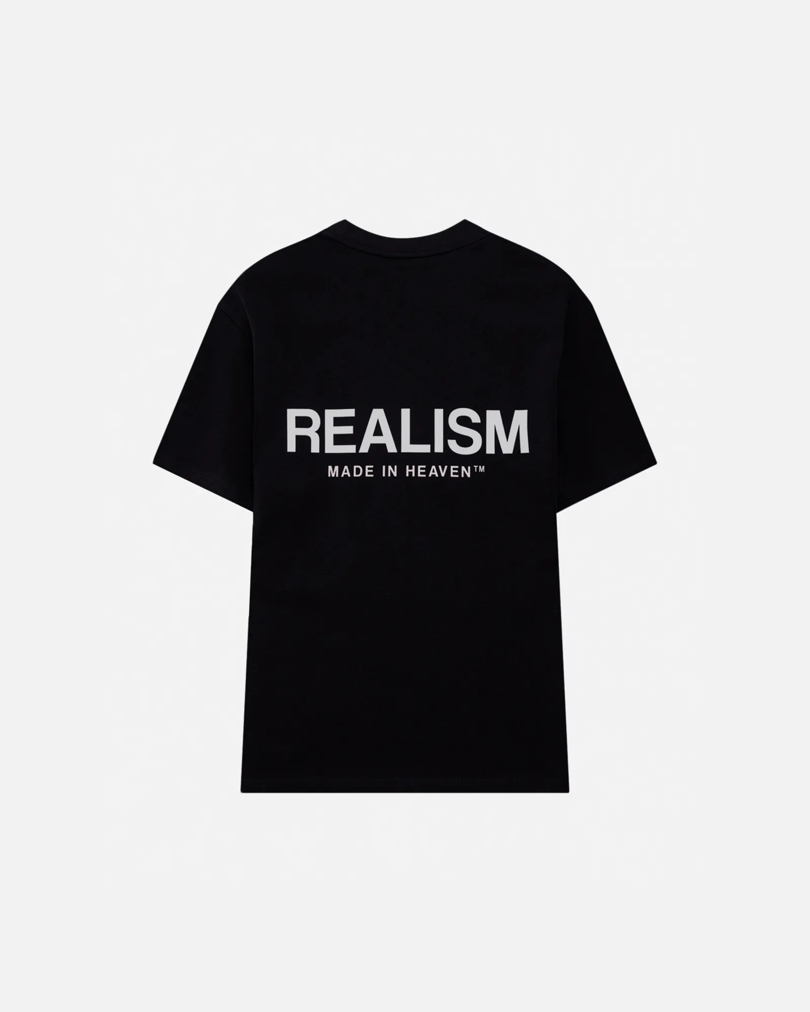 SSS REALISM HEAVEN LOGO TEE REFLECTIVE BLACK