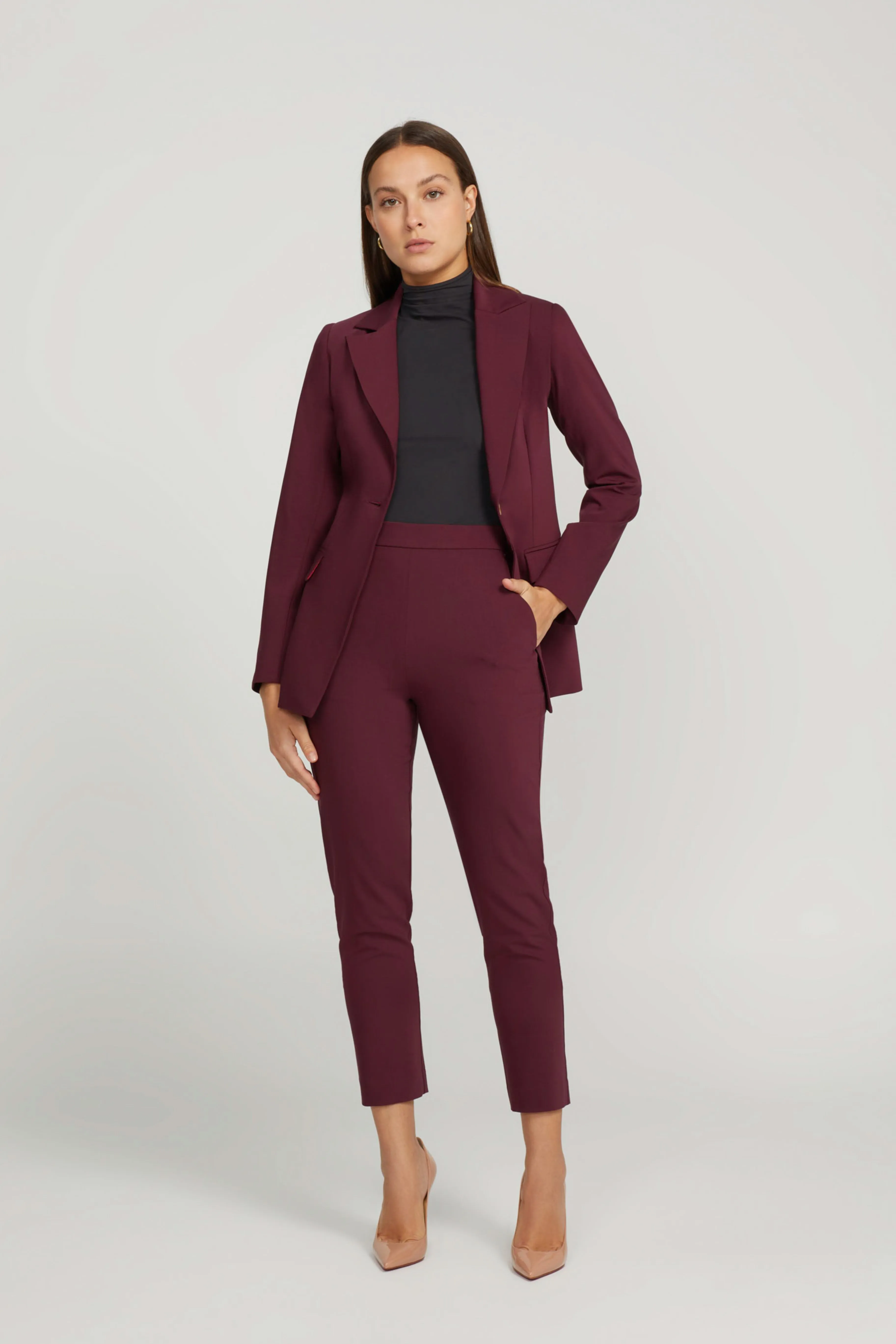STRAIGHT TROUSER SET SANGIOVESE